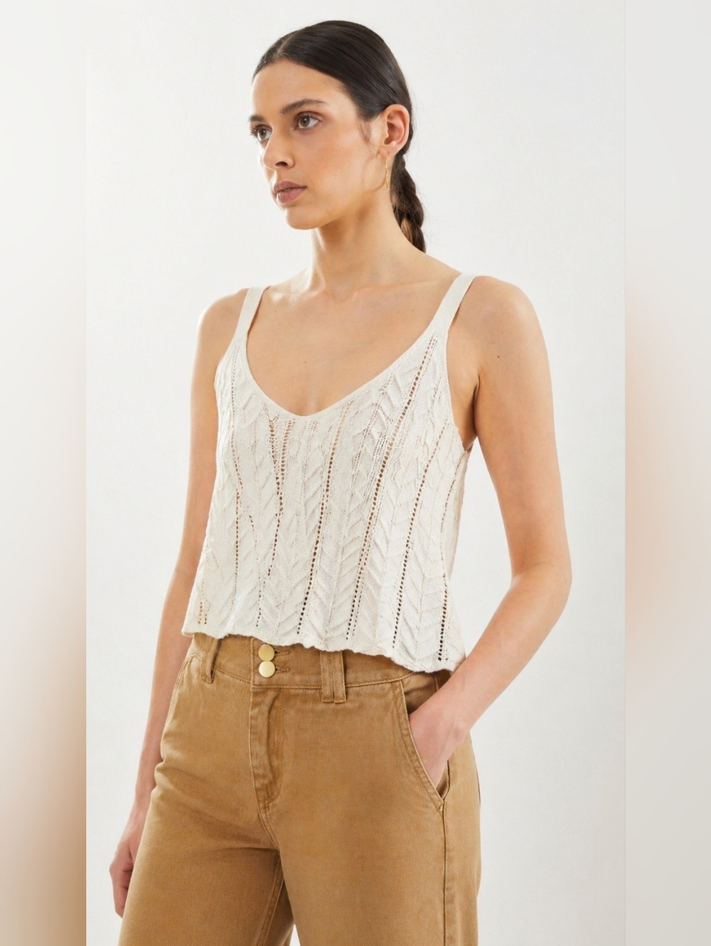 ARTLOVE PARIS cotton Croquet Tank NWOT